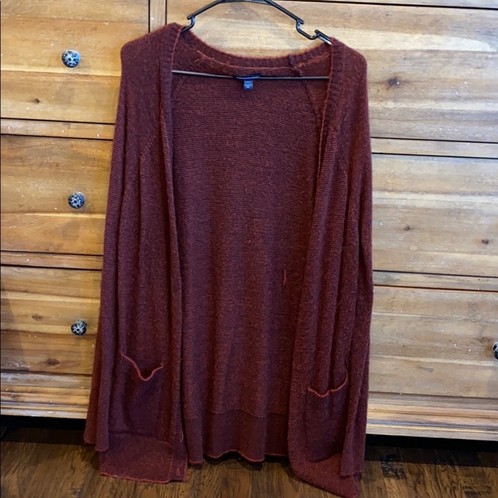 cardigan burgundy